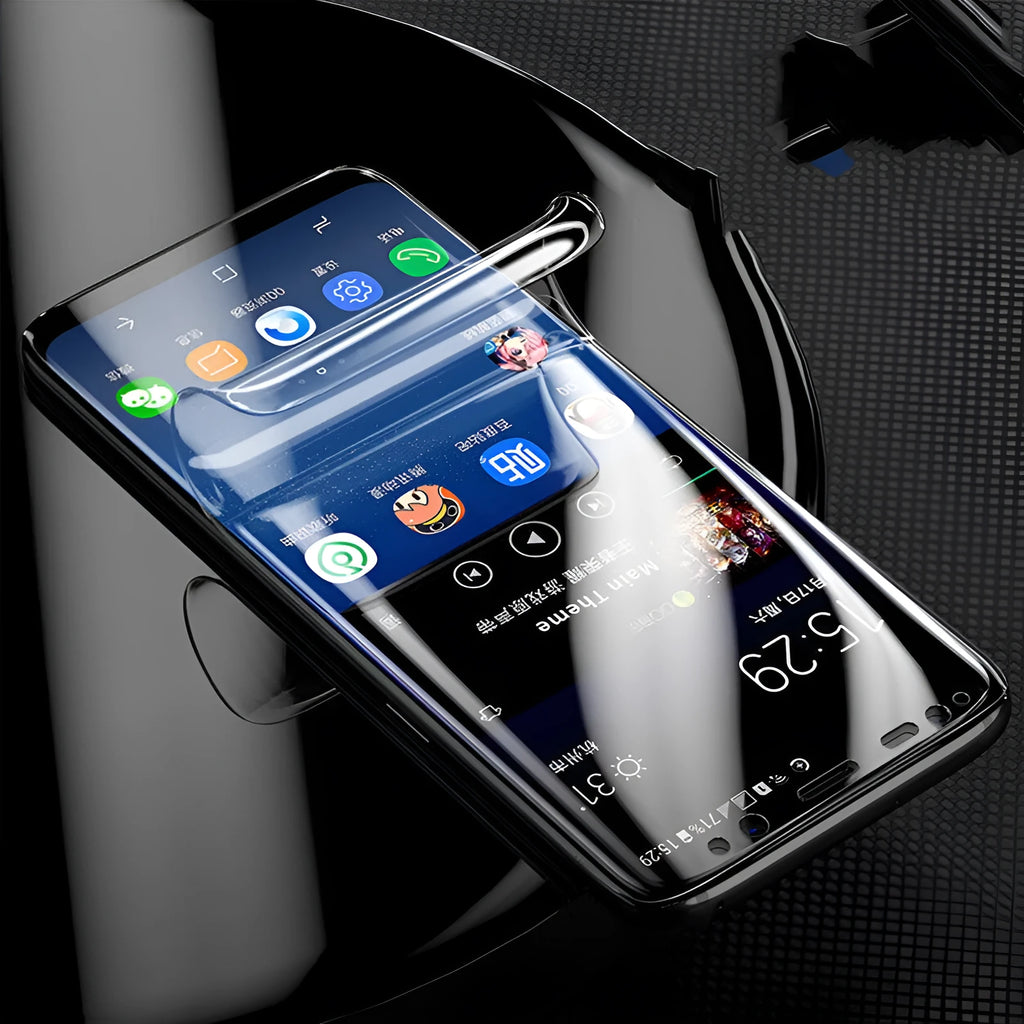 Purple hydraulic film curved screen protector for Samsung Galaxy S Series phones