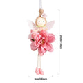 FARCENT cloth elf girl pendant in yellow, a cute Easter decoration