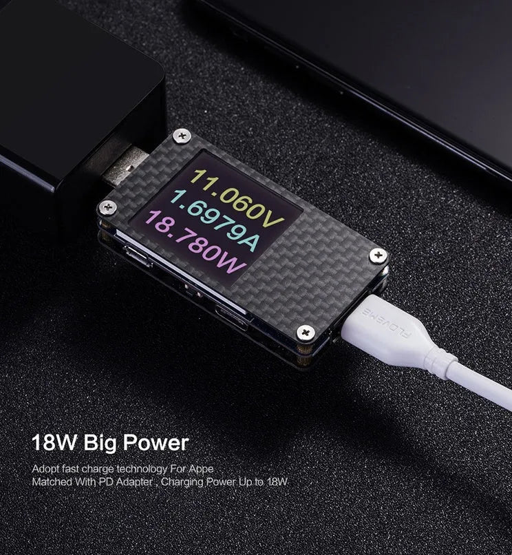 White braided USB-C to Lightning cable measuring 1 metre with connectors shown