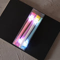 Student walking street stationery set pen with 0.5mm tip and 12 glowing refills in Bear, Unicorn, and Pony colours