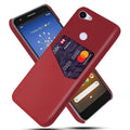Google Pixel leather mobile phone case back cover in solid colour with waterproof and drop-resistant features