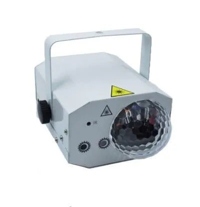 Black and white LED laser projection lamp for stage lighting and entertainment venues with remote control