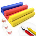 Rubber auxiliary grip hose for tableware and pen tools showing inner and outer diameters