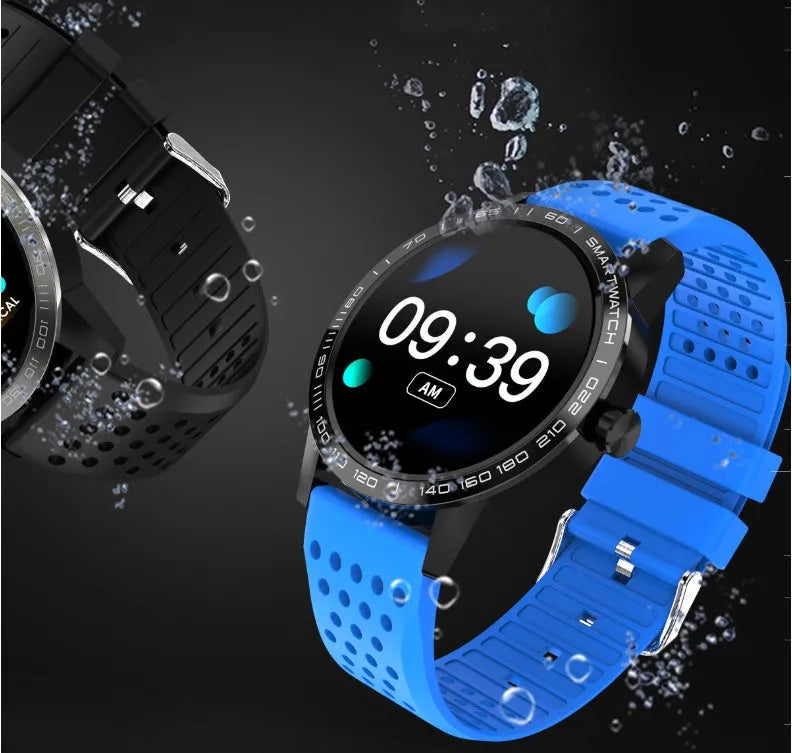 T2 colour screen heart rate smart bracelet in Black showing 1.3-inch display on a wrist