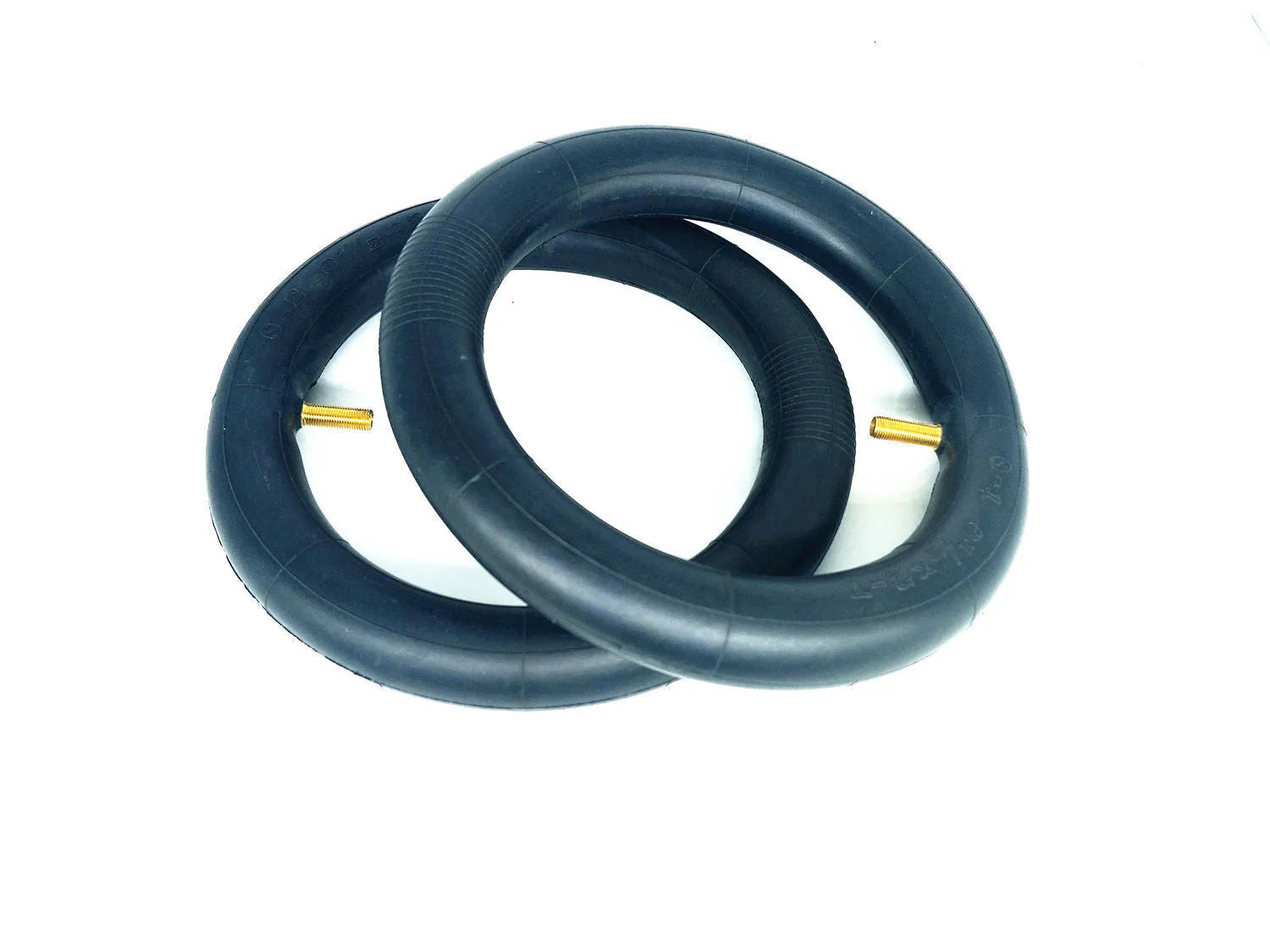 Black electric scooter inner tube with thicker rubber for enhanced off-road ability, 120kg max load, 50 PSI max pressure.