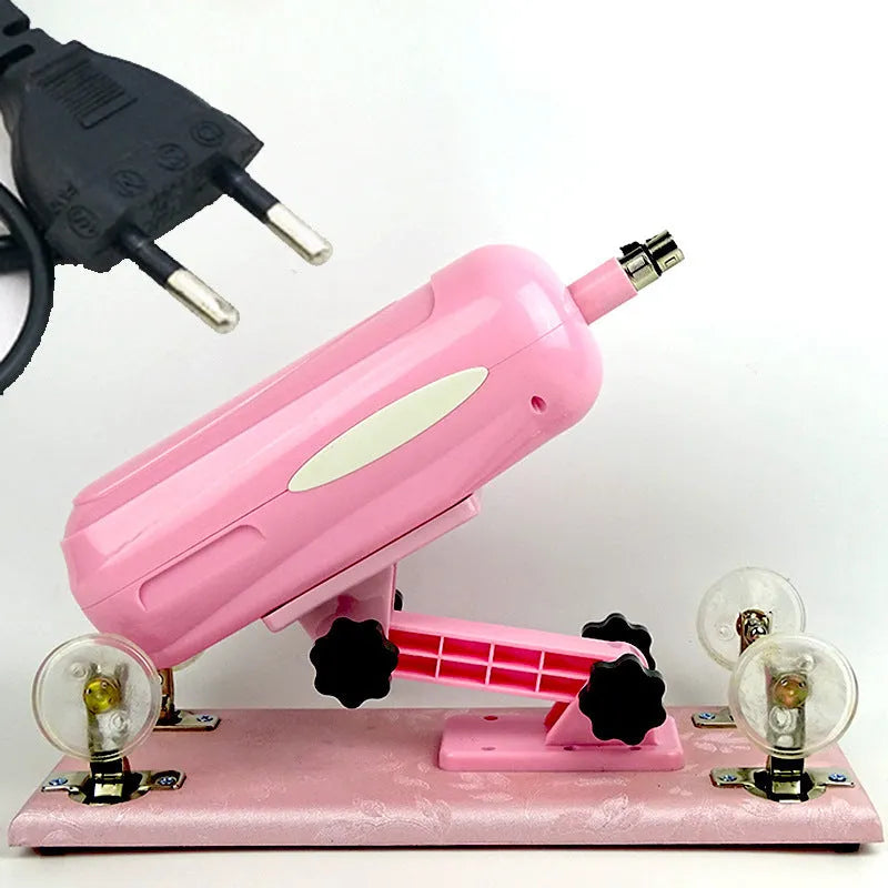 Bobb automatic telescopic thrusting PVC sex toy in black, purple or pink colours measuring 37cm by 15cm