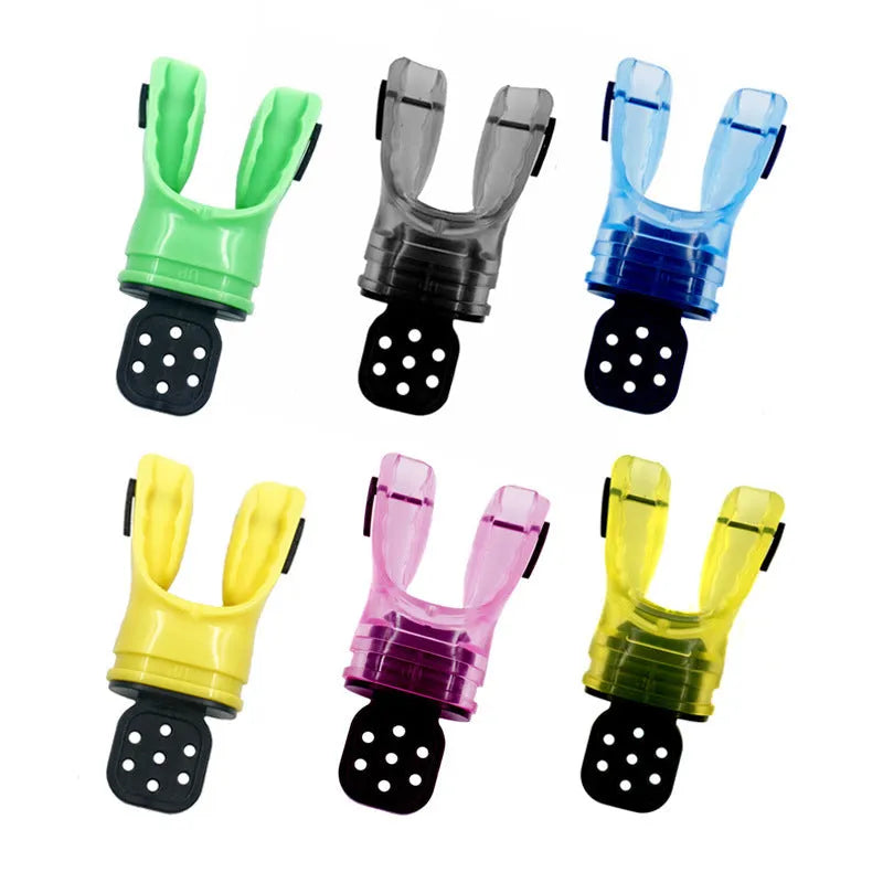 Edible silicone diving mouthpiece 110mm length in various colour options