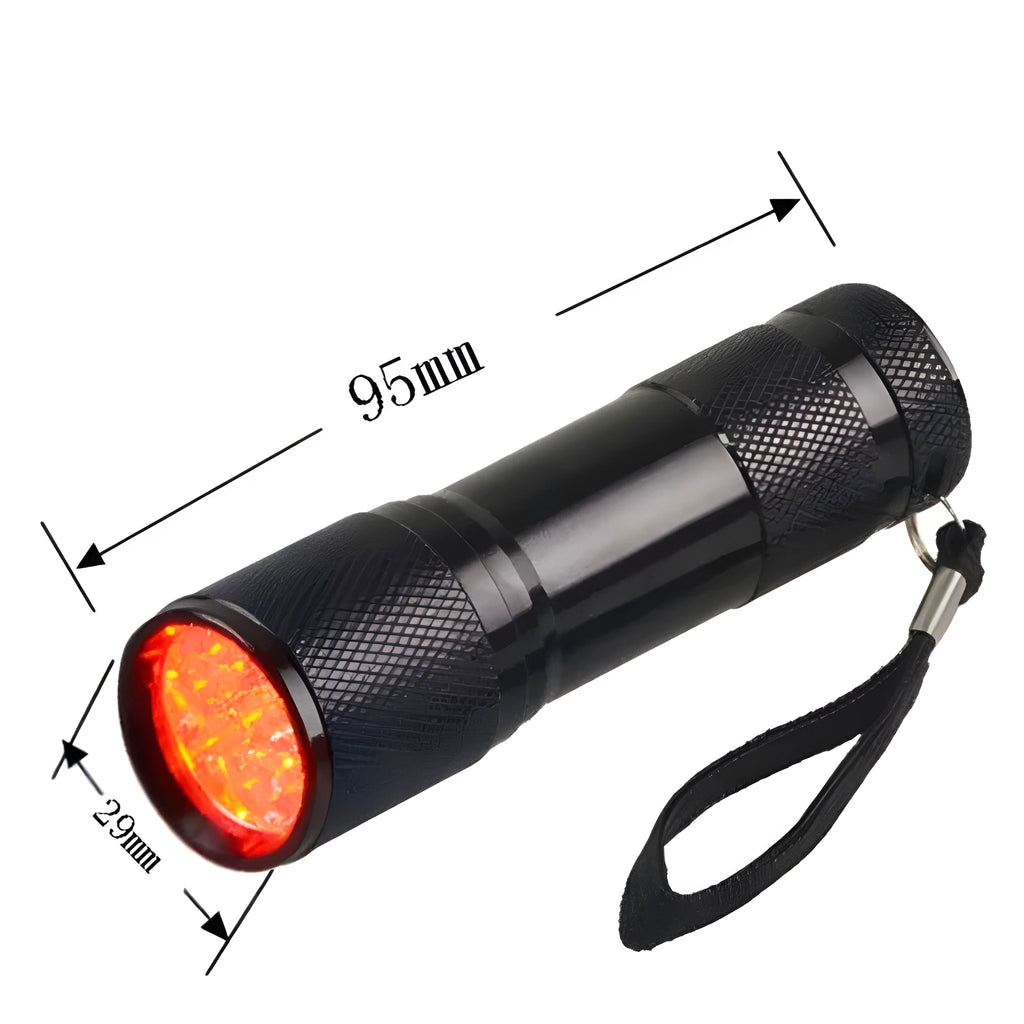 Black aluminium alloy Smart Vein Locator device for medical vein detection.