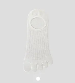 Modal cotton five-finger boat socks in ultra-thin breathable design for summer wear