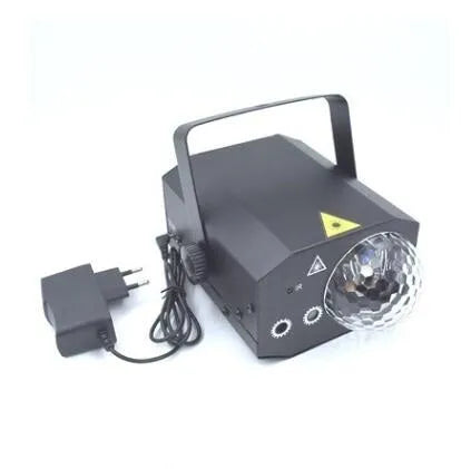 Black and white LED laser projection lamp for stage lighting and entertainment venues with remote control