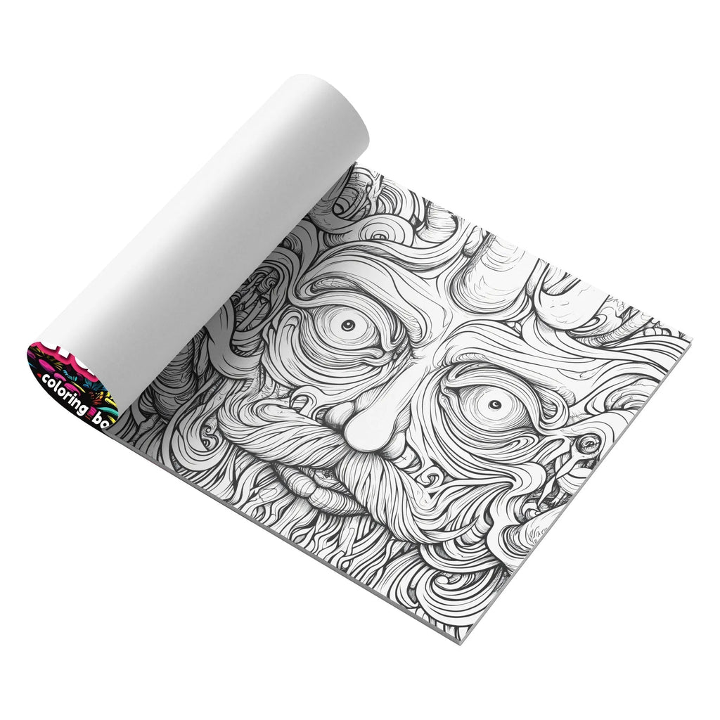 Creative painting book with 200mm length in acid tour colour for drawing and colouring activities