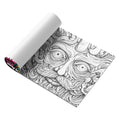 Creative painting book with 200mm length in acid tour colour for drawing and colouring activities