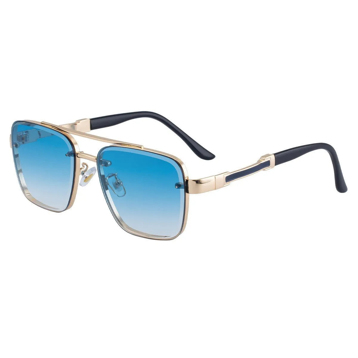 Men's vintage sunglasses with UV protection in European American style, multiple colour options