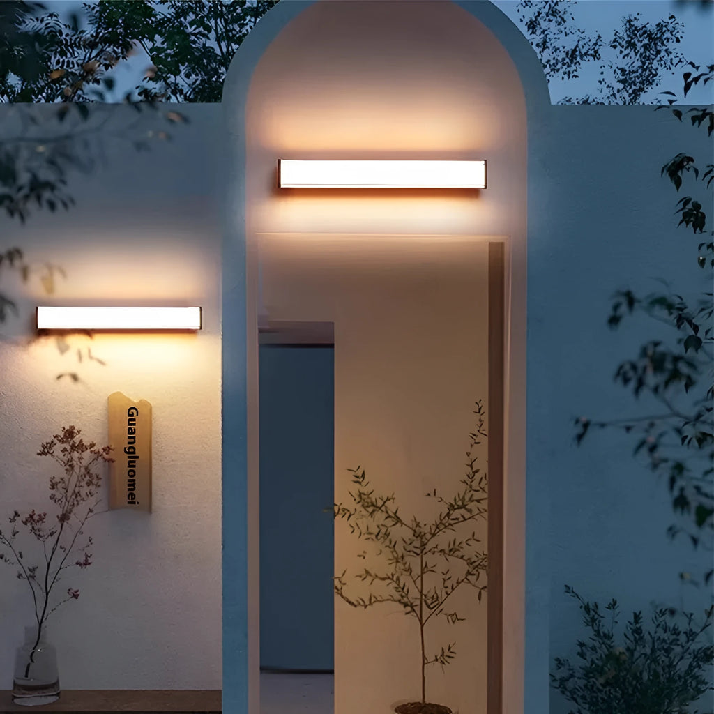 Modern simplicity outdoor wall courtyard entrance lamp for villa hotel, 30CM to 120CM, 10W to 36W