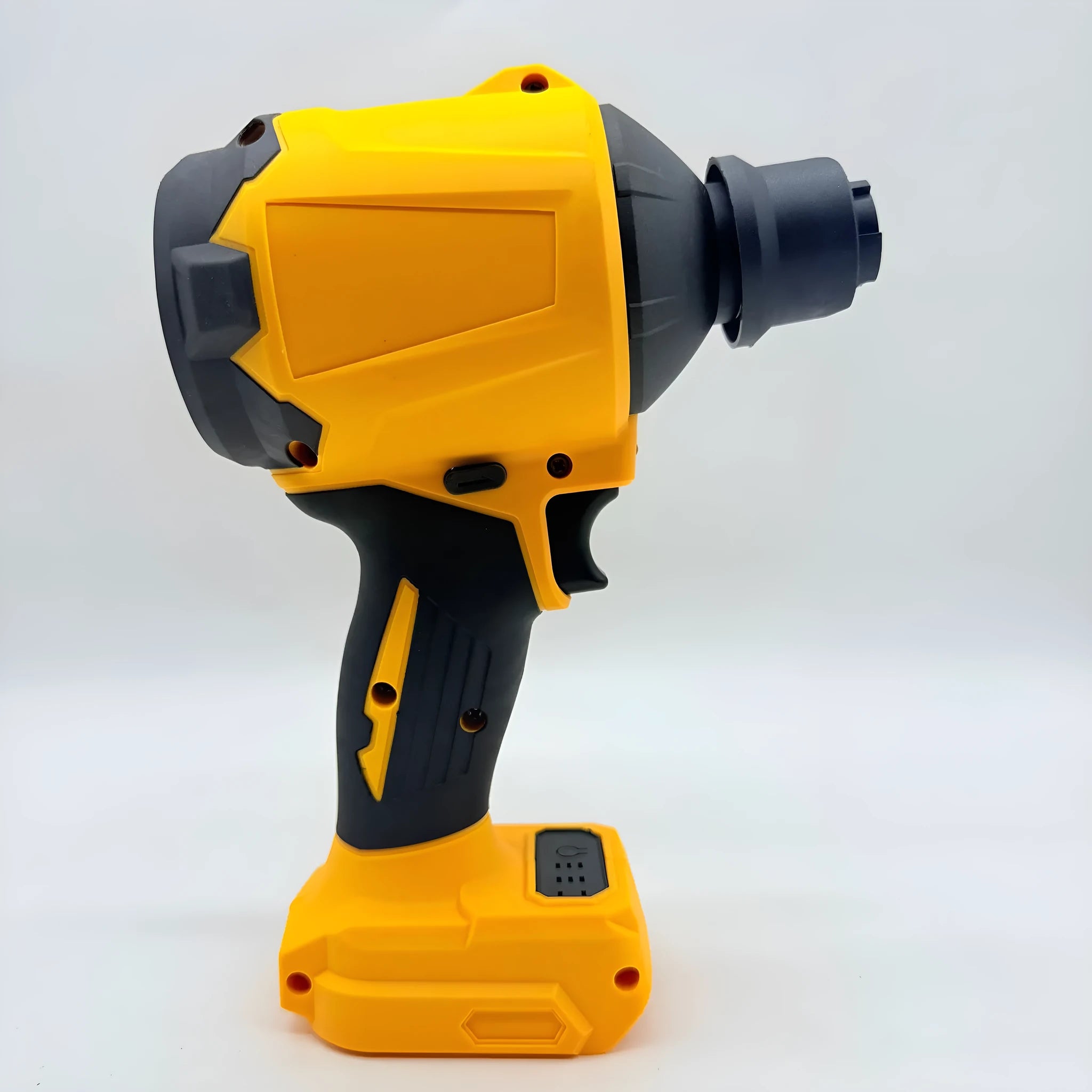 Battery-powered air blower snow remover with lithium battery and metal head
