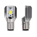 Motorcycle LED M4 double claw H6 headlight 20W 12-80V white light aluminium housing