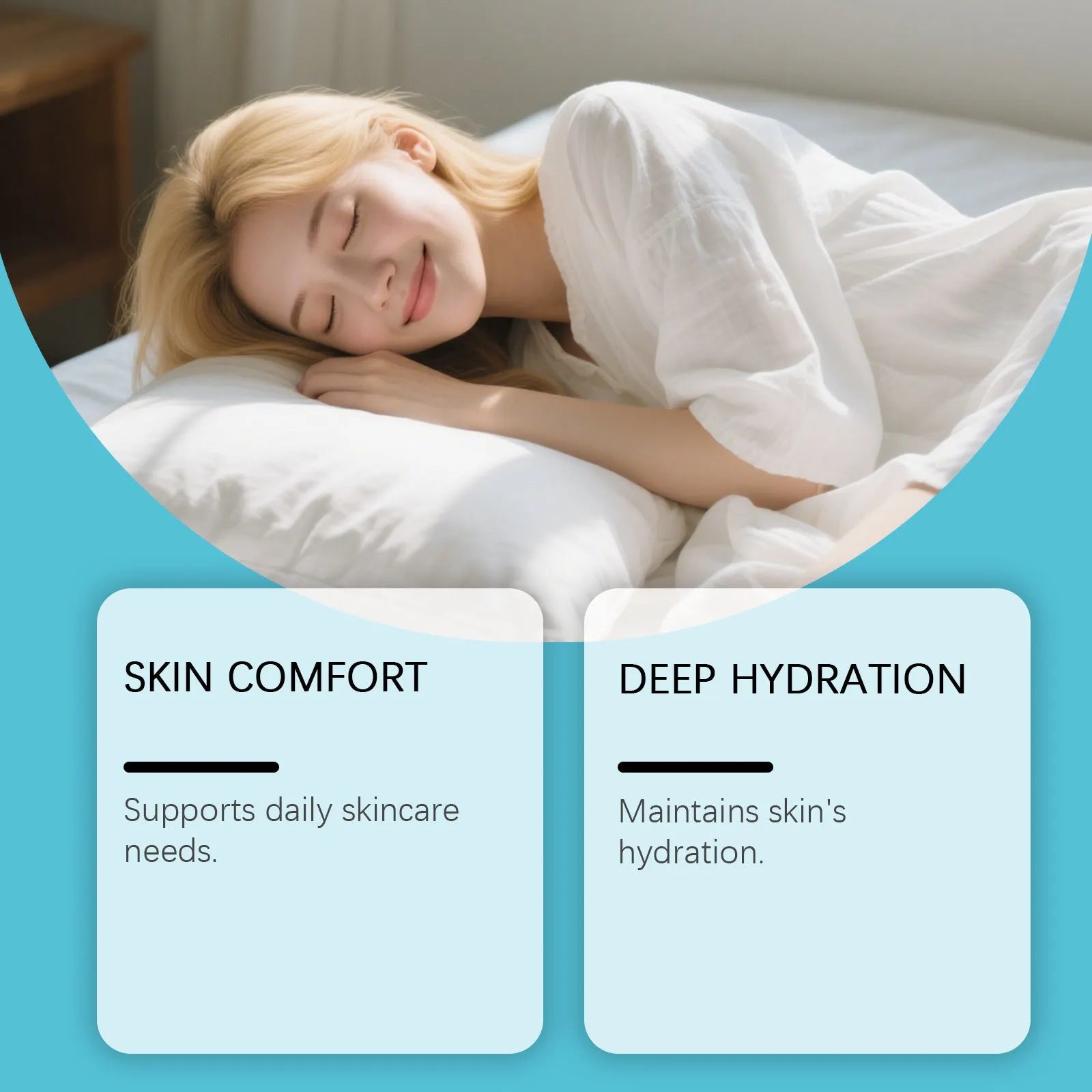 Comfortable Moisturizing Cream 50g jar with Shanjinchehua and Glycerol for skin hydration.