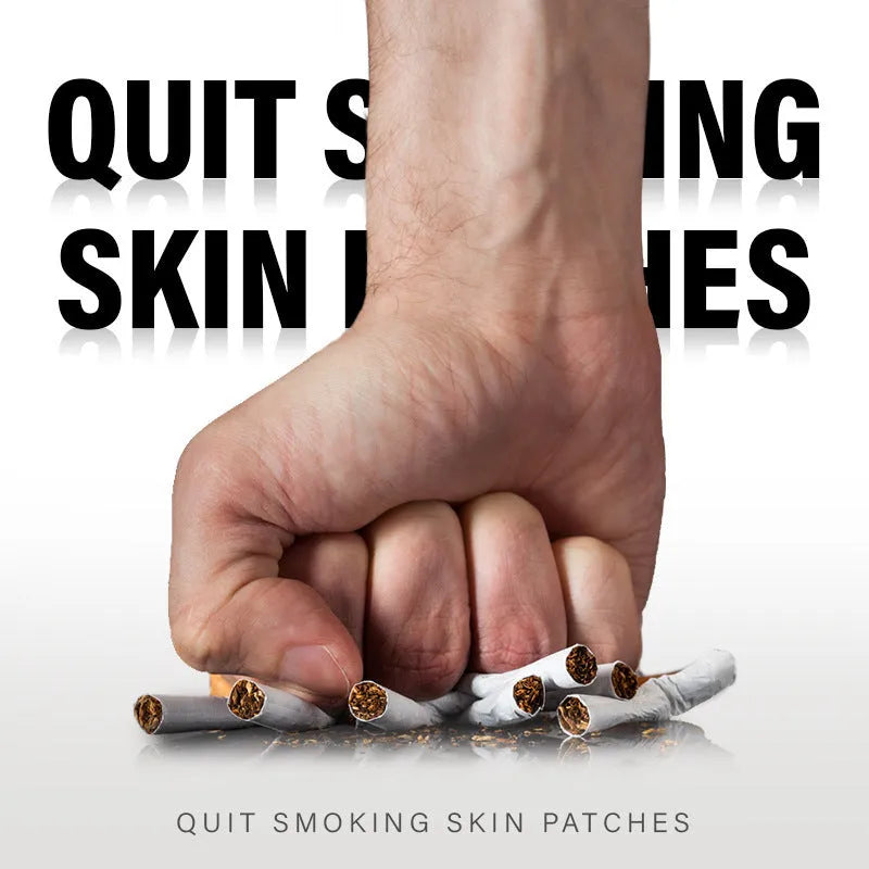 Box of 30 plant extract nicotine replacement patches for smoking cessation.