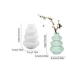 Three layer circle vase silicone baking mould in irregular modern shape
