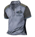 3D printed golf polo shirt in loose fit pullover style with solid colour and dimensional printing