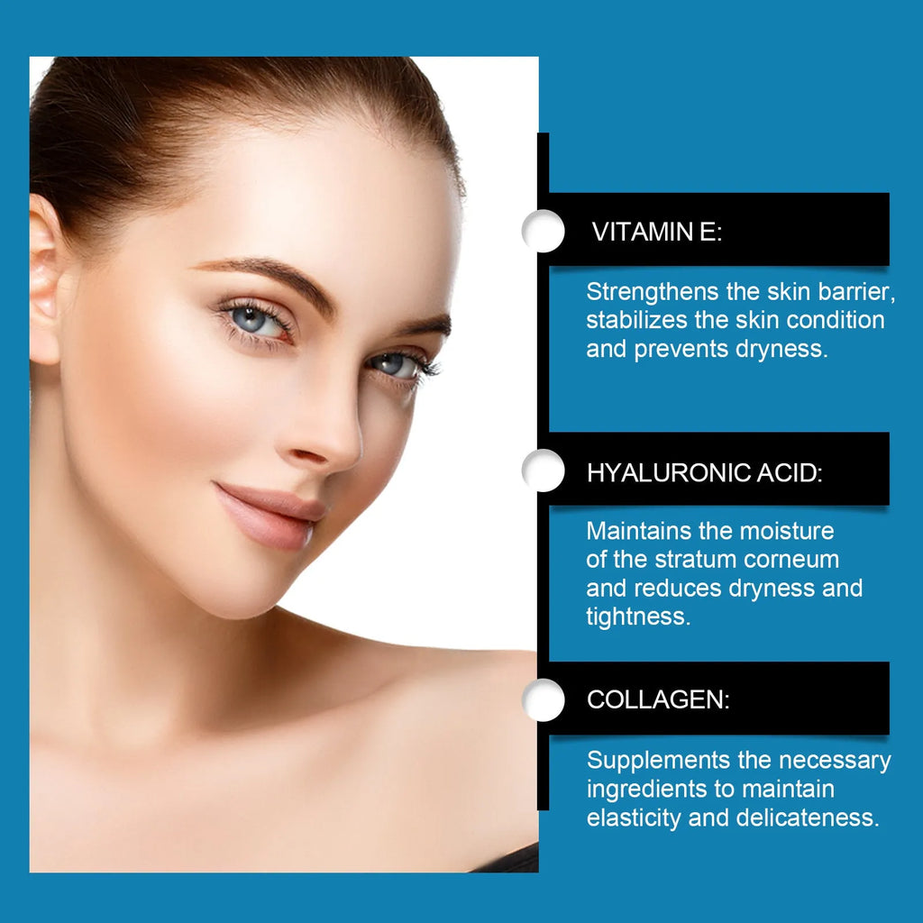 Forehead patch with hyaluronic acid collagen and aloe extract on skin non-woven fabric