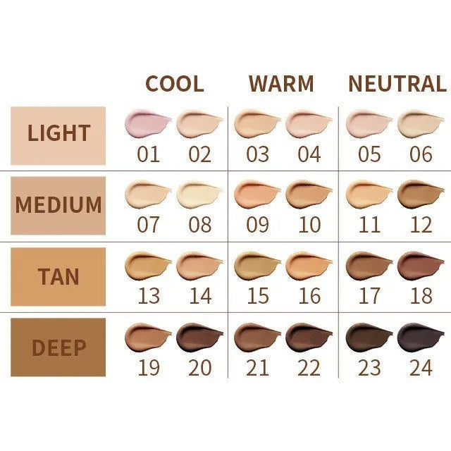 Waterproof concealer pen with 24 shade options for contour and nose shadow coverage
