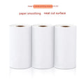 Three rolls of 57mm wide thermal paper with 30mm diameter in packaging
