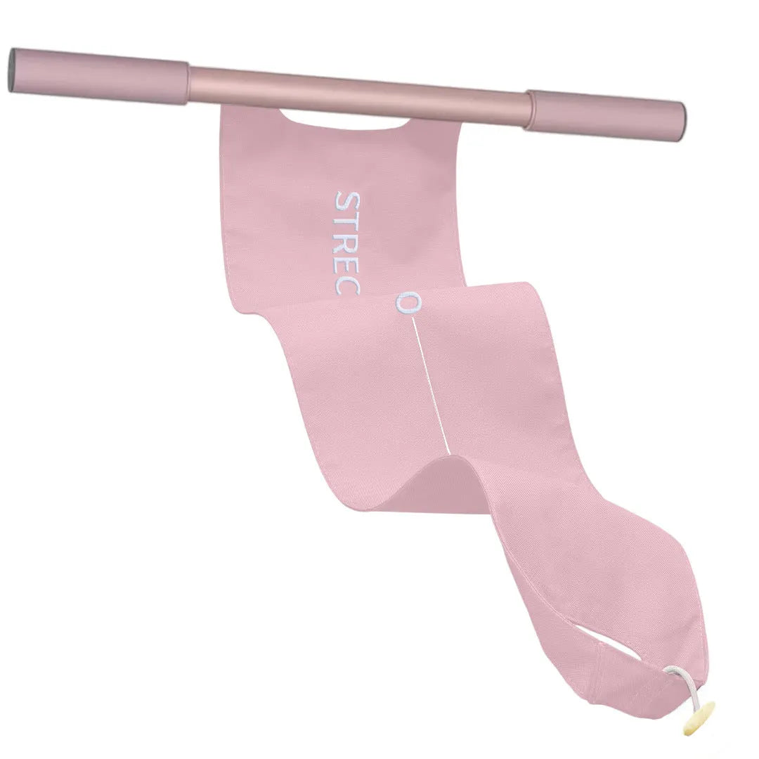 Yoga multi-function stretching tool in grey colour for shoulder, back and hip flexibility exercises
