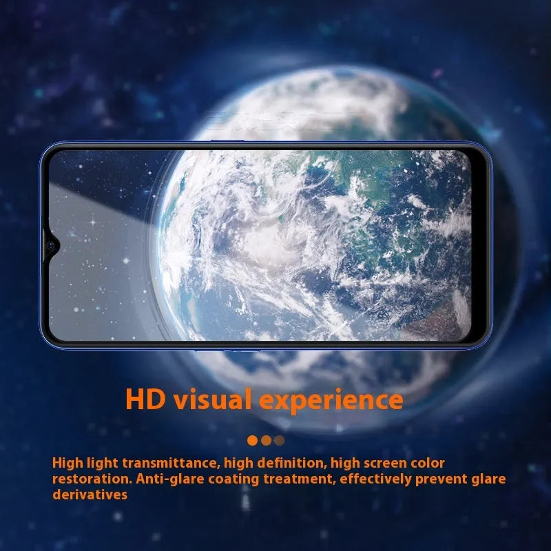 Full screen tempered glass screen protector for OPPO A9 2020 in black