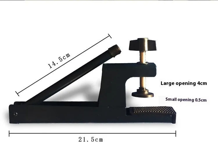 Table tennis ball post with thickened frame and universal clip for net attachment