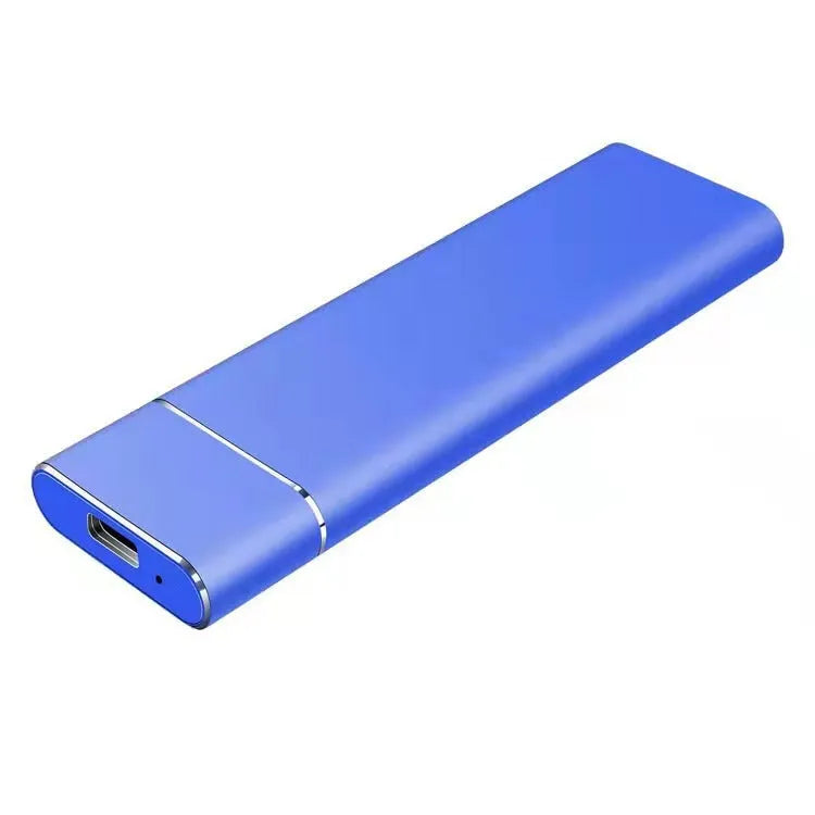 6TB external mobile hard drive with metal shell in black, blue, orange, red, or silver colour options