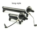 Long puppy shaped black conductive touch screen stylus 12cm length with carrying socket