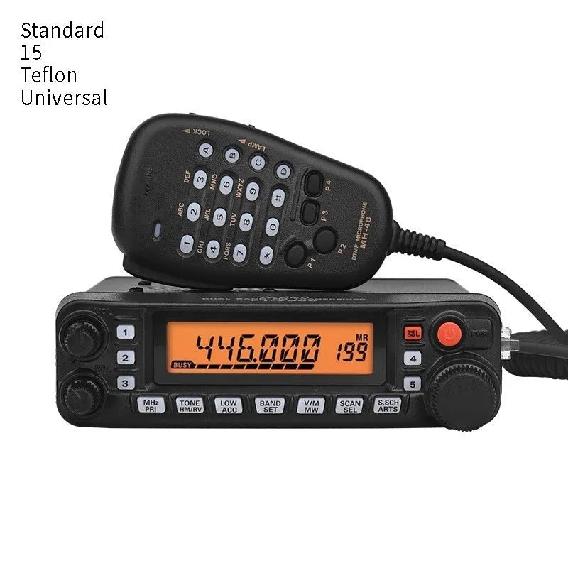 Car interphone walkie-talkie for vehicle convoy communication during self-driving tours