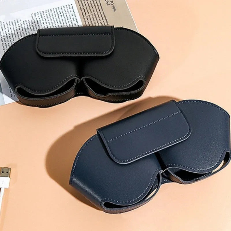 AirPods Max protective cover case in PU leather showing black, red, white, green and blue colour options
