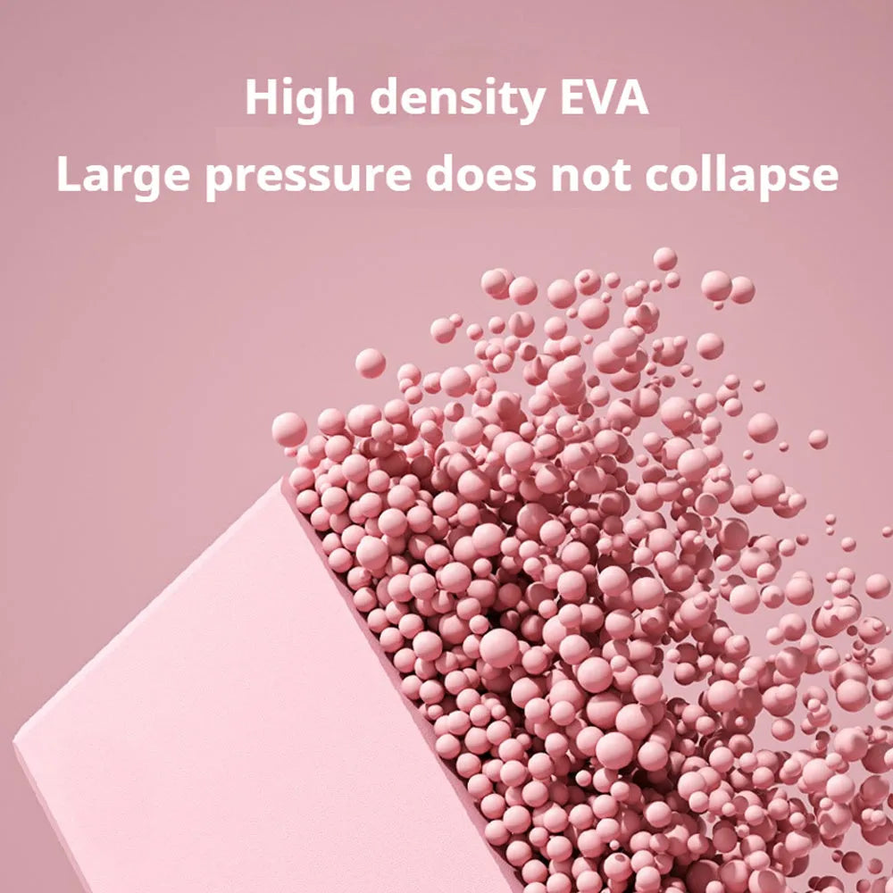 Solid-colour high-density EVA foam yoga block for exercise support