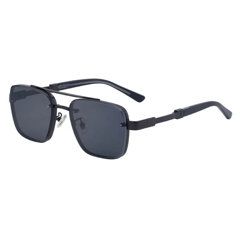 Men's vintage sunglasses with UV protection in European American style, multiple colour options