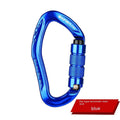 Automatic master lock climbing carabiner in five colour options for mountaineering