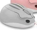 Bluetooth wireless mouse with silent click in yellow, pink or grey colours