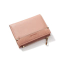 Multi card slot ladies wallet with zipper closure in various colours