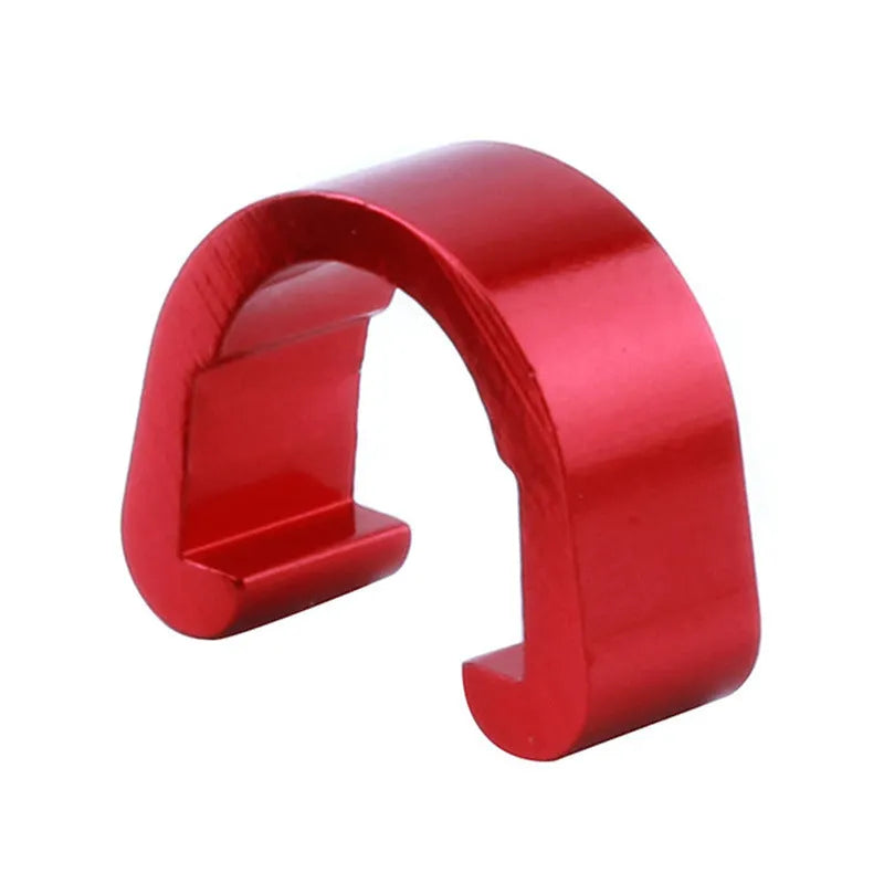 Aluminium alloy C buckle hardware fasteners in multiple colours 10.2x13x5mm