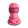 Cotton motorcycle head cover and gloves set in a patterned street style for winter riding.