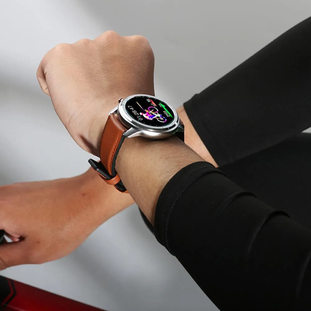 LEMFO LF26 smart bracelet smartwatch showing 1.3-inch screen in various colour options
