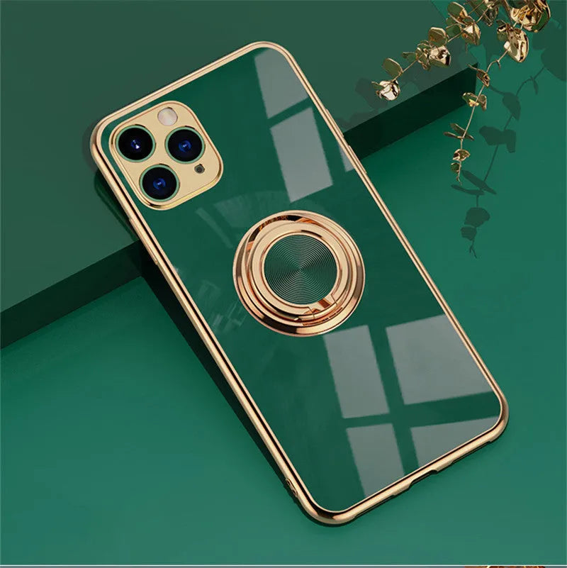 TPU silicone iPhone back cover case in light purple colour for iPhone 12