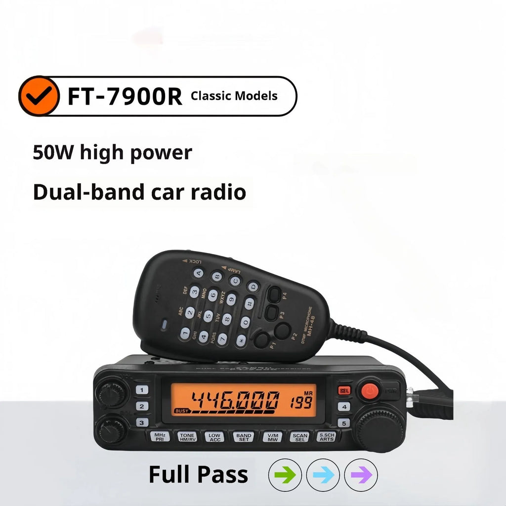 Car interphone walkie-talkie for vehicle convoy communication during self-driving tours