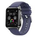 Multi-sport watch with 1.70-inch tempered glass screen and choice of silicone or leather wristbands