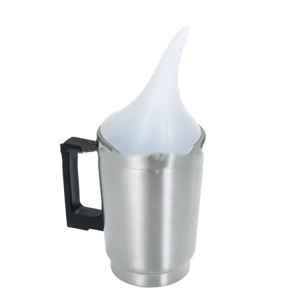 Stainless steel headlamp renovation cups with elbow cover and dual-use funnel configurations alongside power adapters