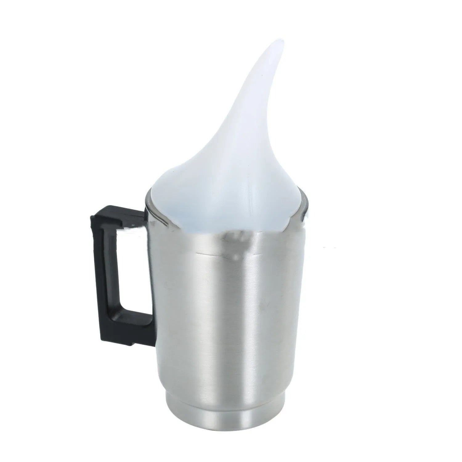 Stainless steel headlamp renovation cups with elbow cover and dual-use funnel configurations alongside power adapters