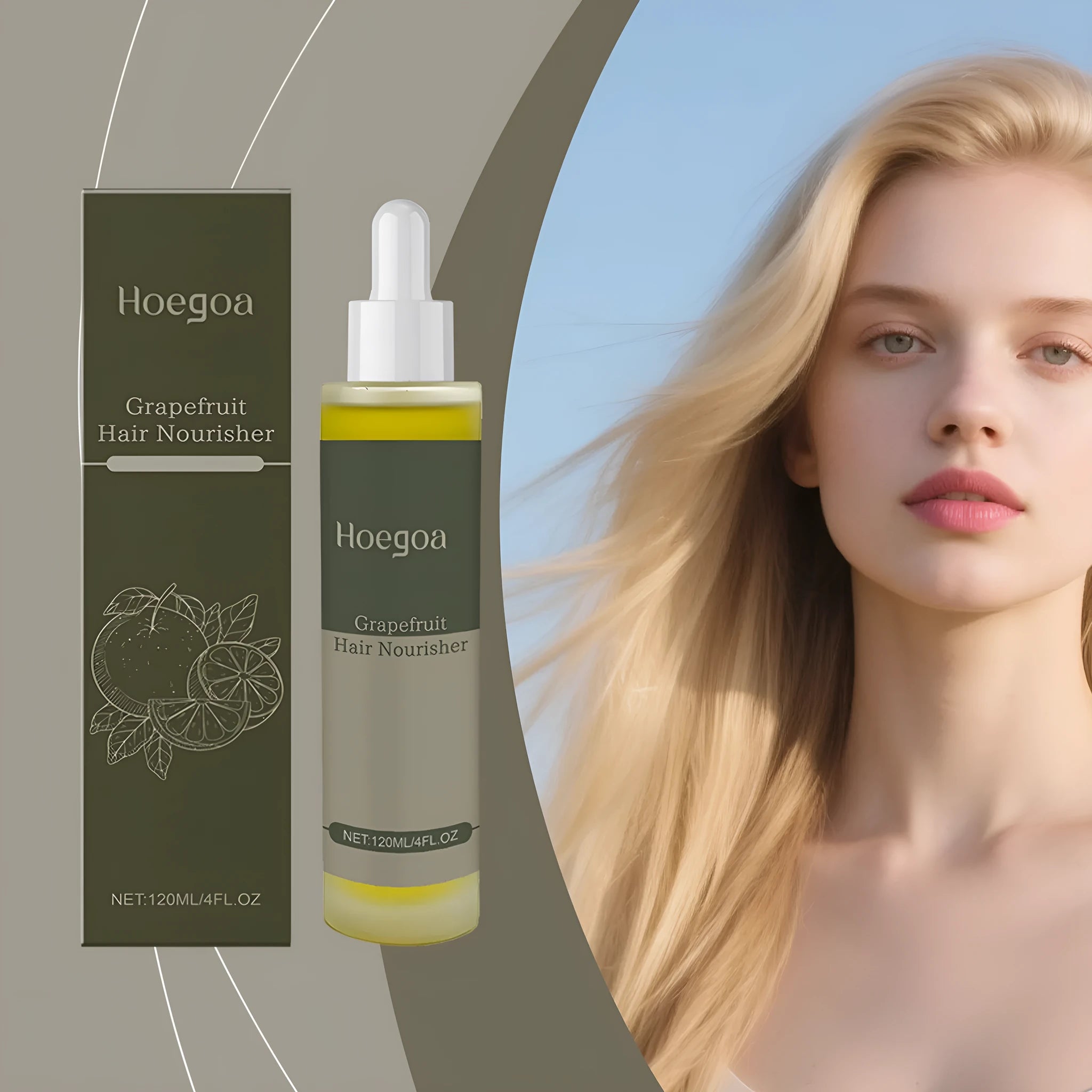 120ml bottle of grapefruit hair conditioner with ginger and rosemary oils for oily and fine hair