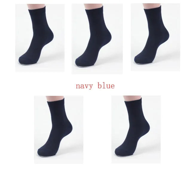 Men's bamboo fibre business socks with small square pattern in black, grey blue, iron grey, navy blue, or silver grey