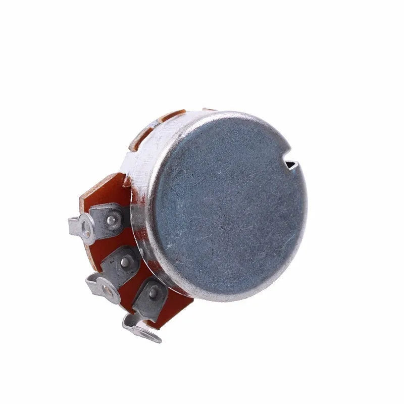 Silver metal electric guitar potentiometer knob for volume and tone control replacement